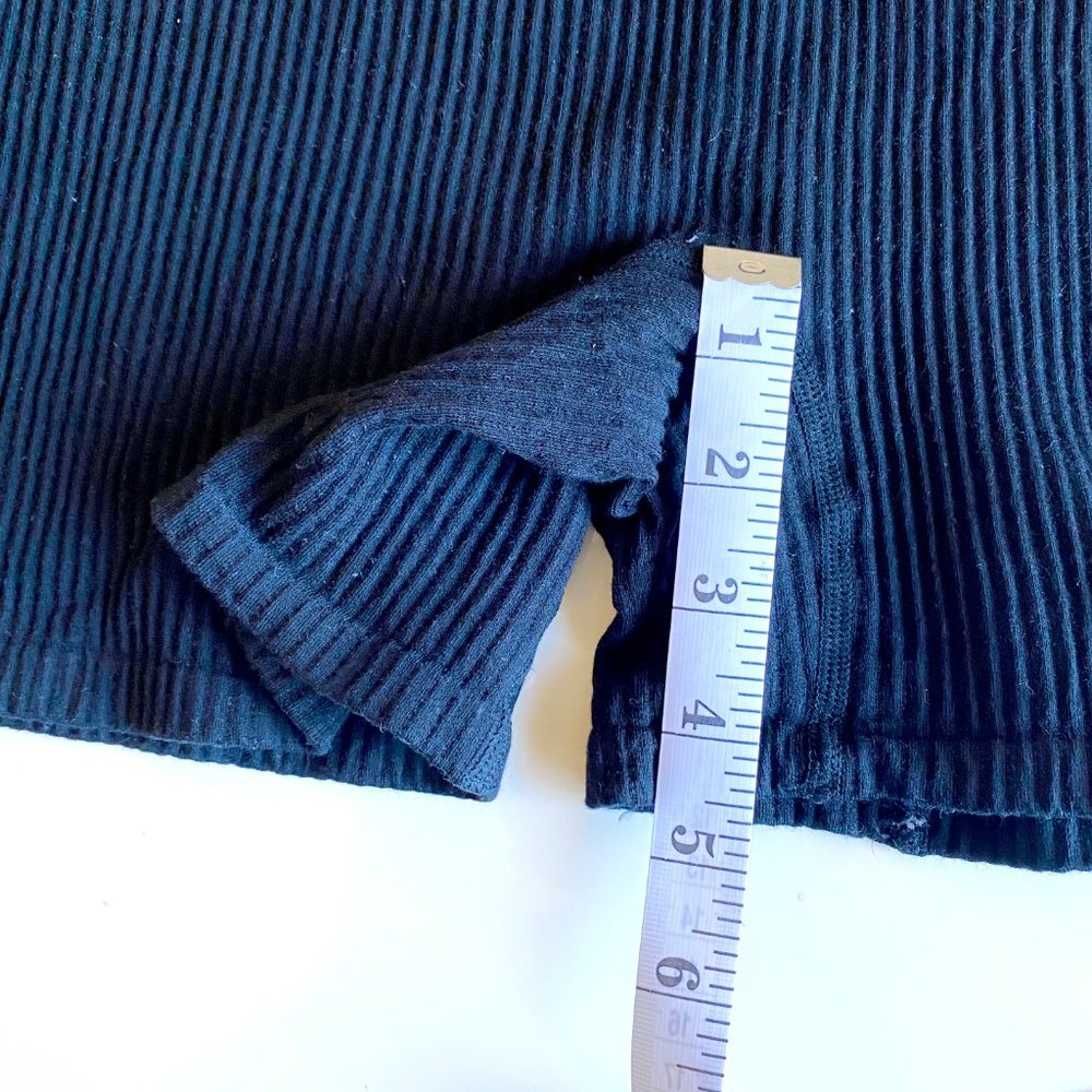 Mango Black Ribbed Bodysuit - Picture 11 of 15